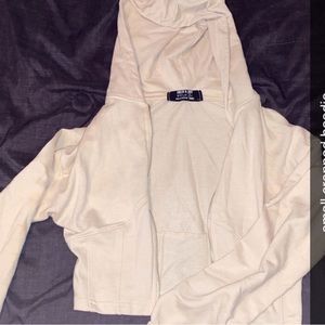 cropped hoodie